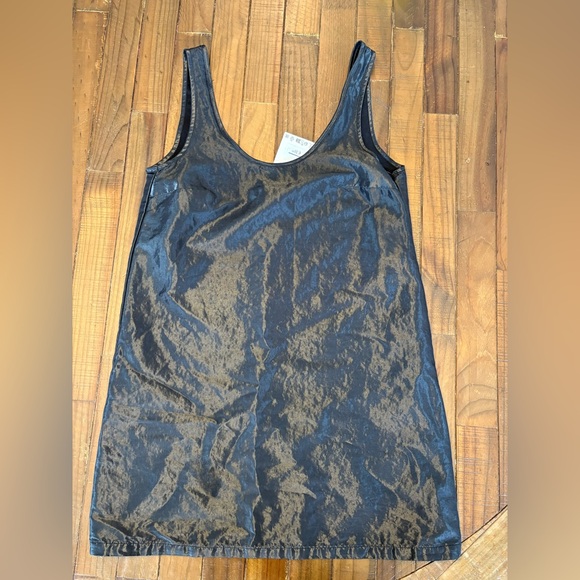 Zara Dresses & Skirts - Zara black mini dress textured low back NWT small